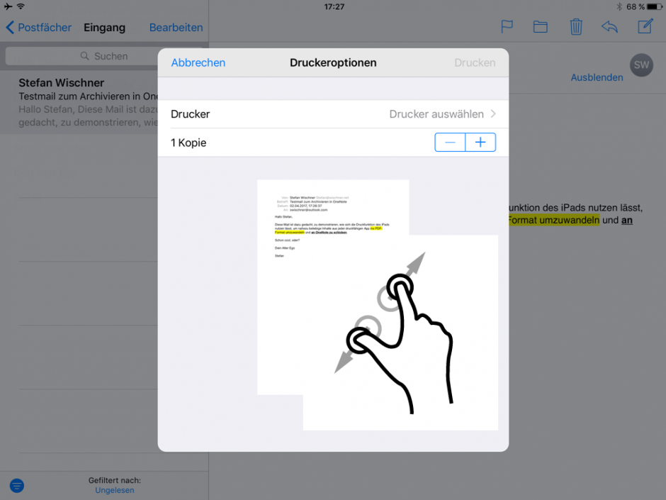 An Onenote Drucken Mit Dem Ipad Onenote Blog